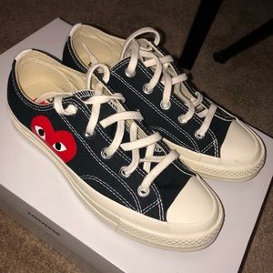 Comme de Garçon PLAY Converse Size 6.5/7